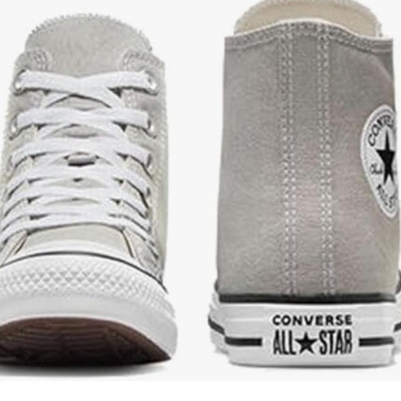 Converse Chuck Taylor All Star Grey Women's High-Top Sneakers Size 8 - Picture 9 of 9